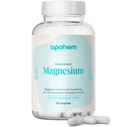 Apohem Magnesium 250 mg 90 kapslar