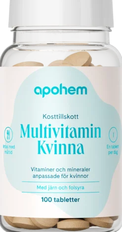 Apohem Multivitamin Kvinna 100 tabletter
