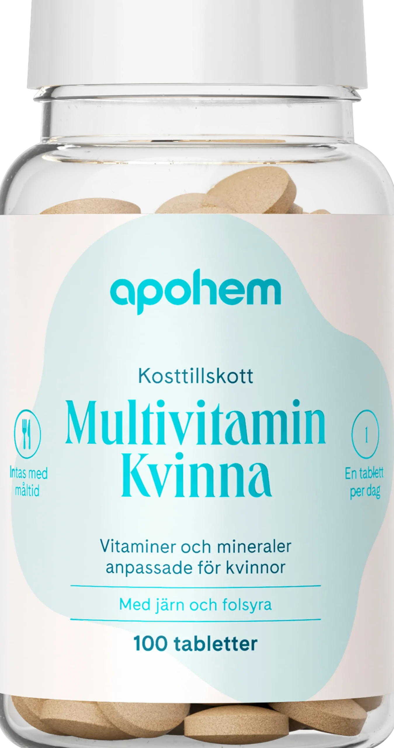 Apohem Multivitamin Kvinna 100 tabletter