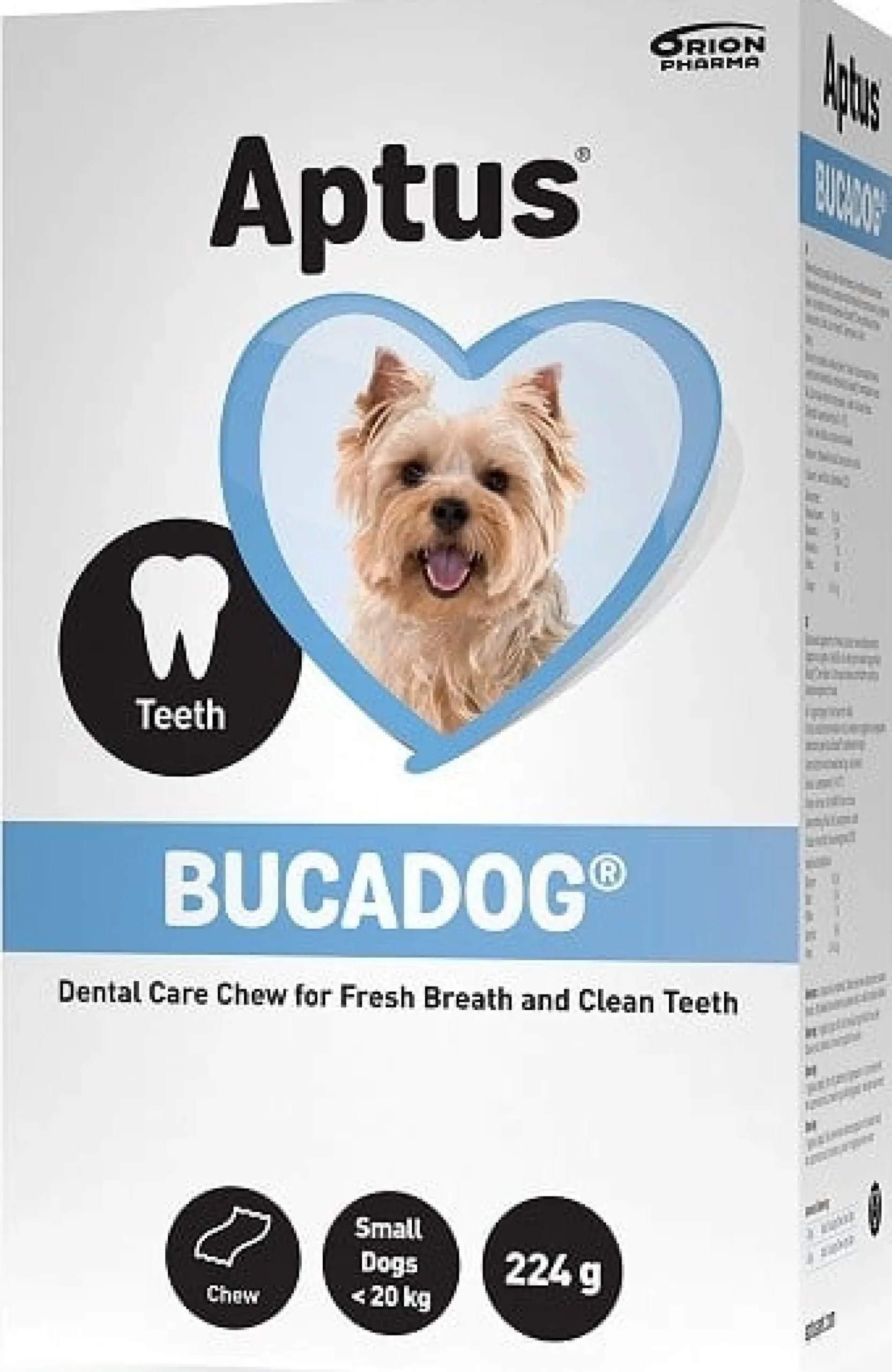 Aptus Bucadog Tuggbitar Small 20-25 bitar 224 g