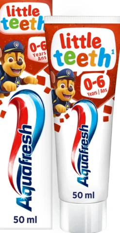 Aquafresh Little Teeth Tandkräm Paw Patrol 0-6 år