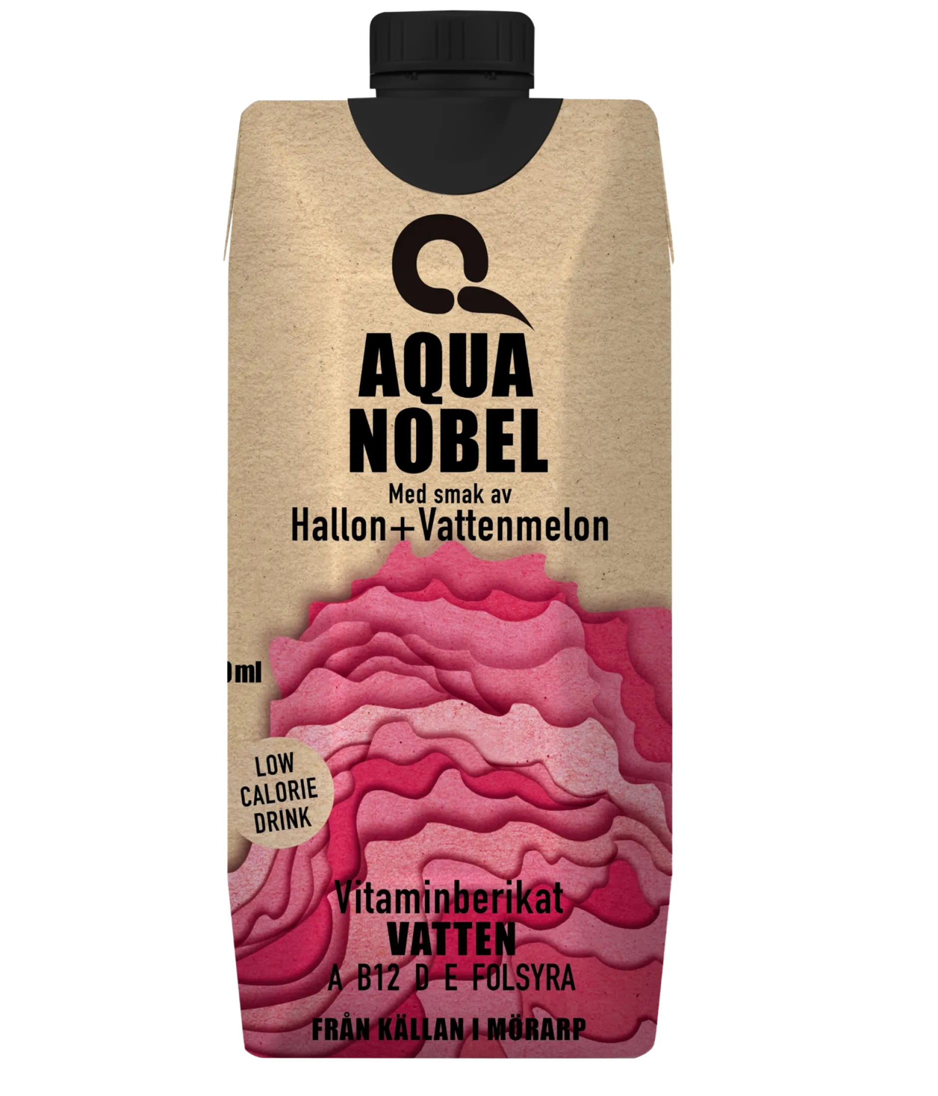 Aqua Nobel Vitaminvatten Hallon & Vattenmelon 500 ml