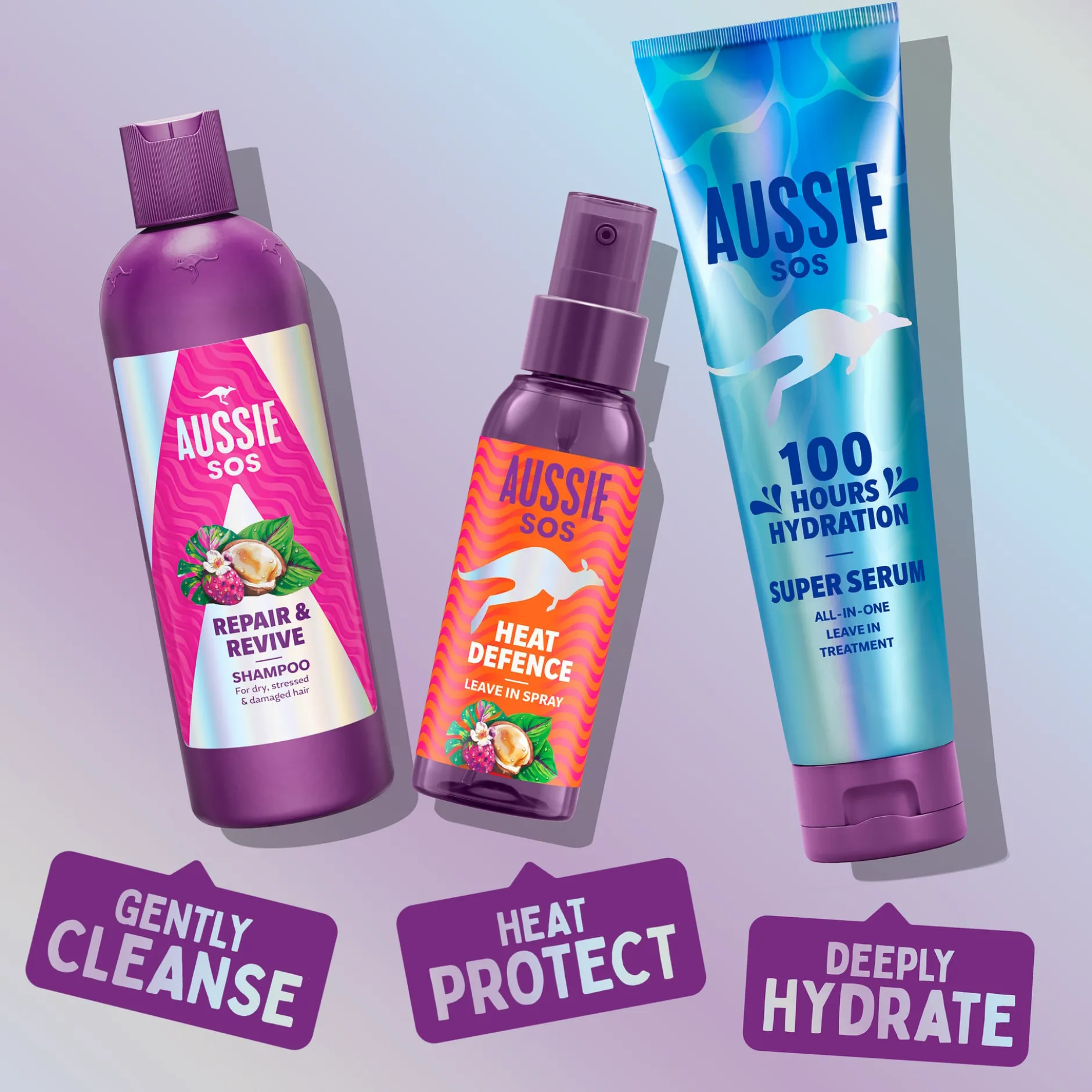 Aussie SOS Heat Defence Leave-In Spray 100ml