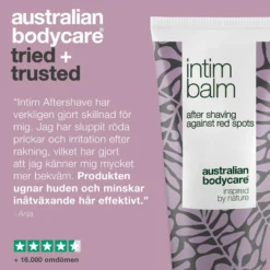 Australian Bodycare Intim Aftershave mot röda prickar 100 ml