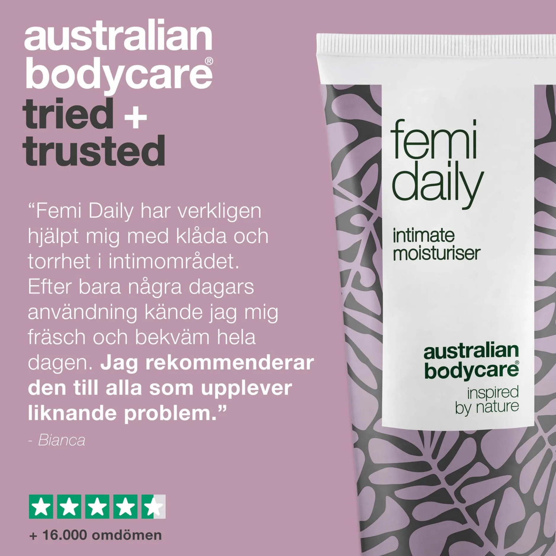 Australian Bodycare Intimgel Sveda och Klåda 100 ml