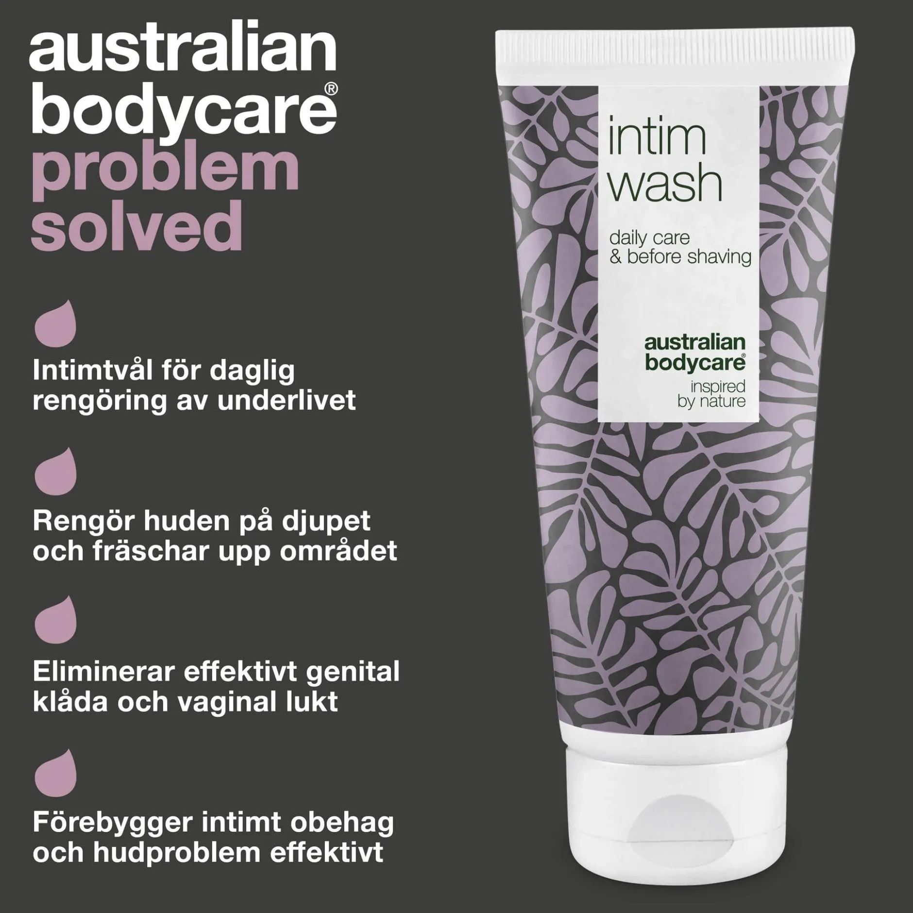Australian Bodycare Intimtvål vid lukt, torrhet och klåda 200 ml