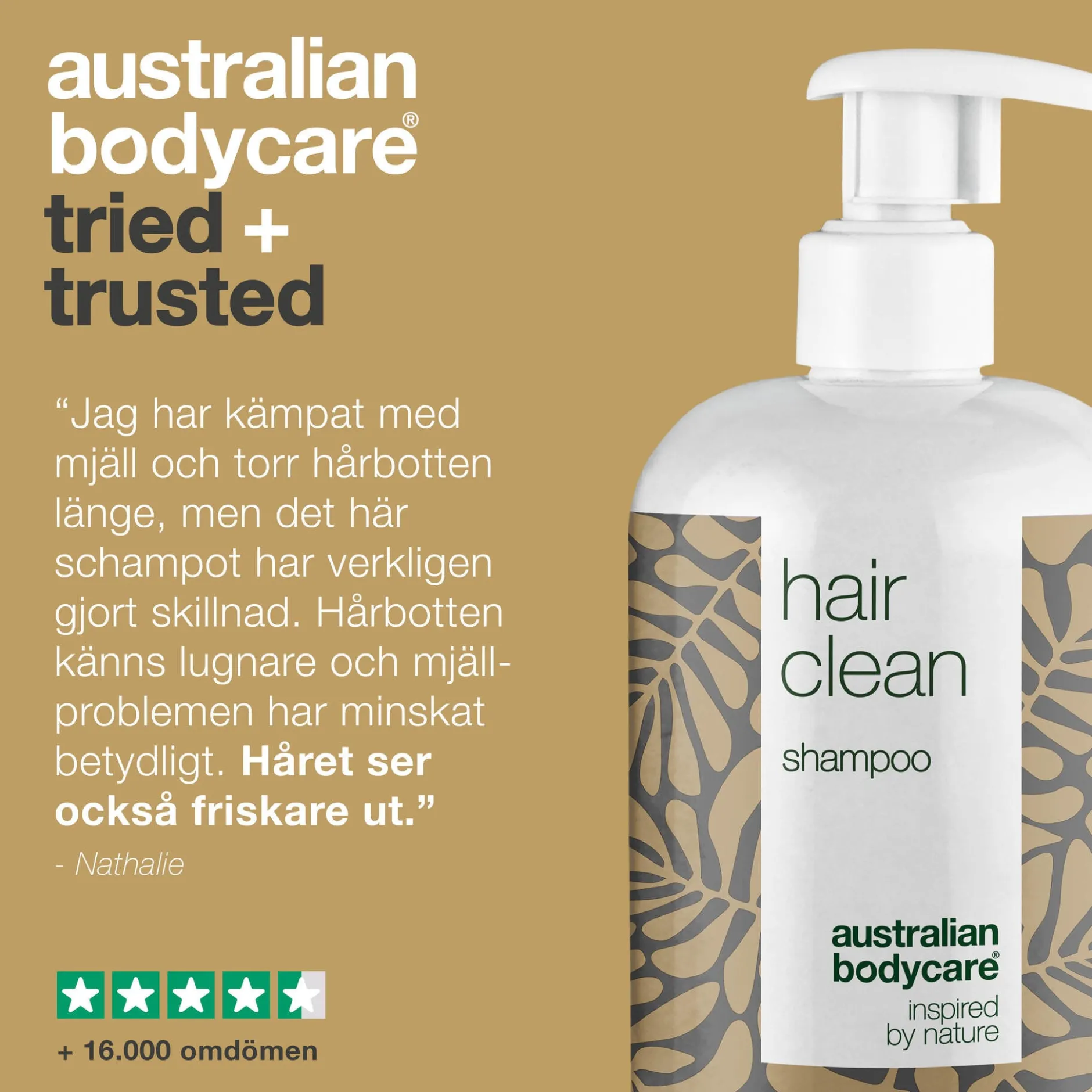 Australian Bodycare Mjällschampo 500 ml