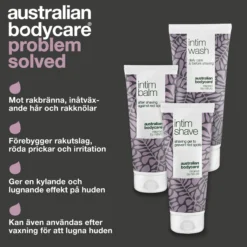 Australian Bodycare 3 produkter för intimrakning