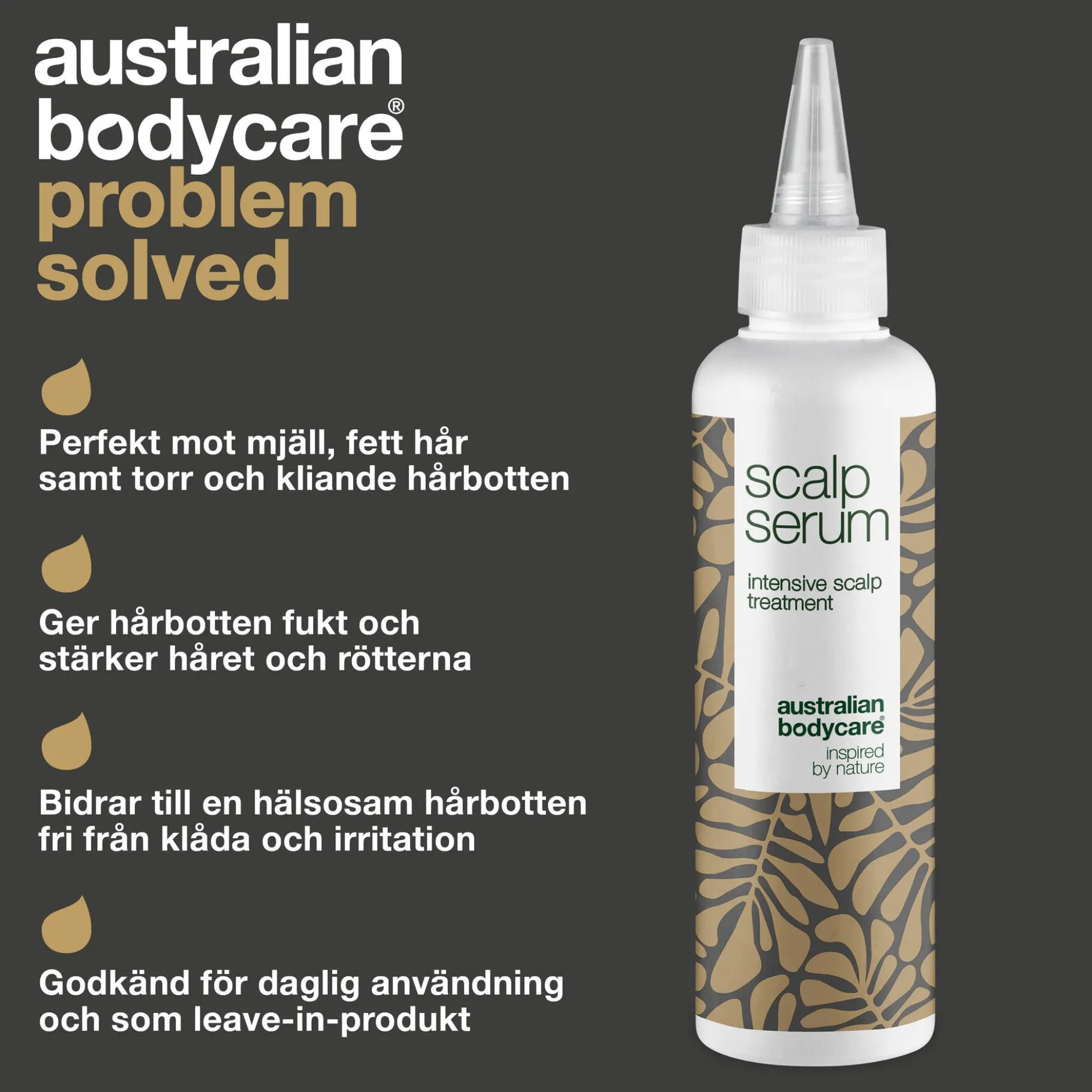 Australian Bodycare Scalp Serum mot mjäll, torr och kliande hårbotten 150 ml