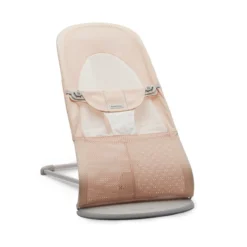 BabyBjörn Babysitter Balance Soft Mesh Pärlemorrosa/Vit