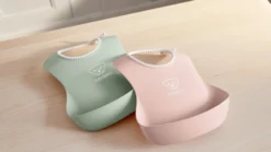 BabyBjörn Haklapp Blekgrön/Blekrosa 2-pack