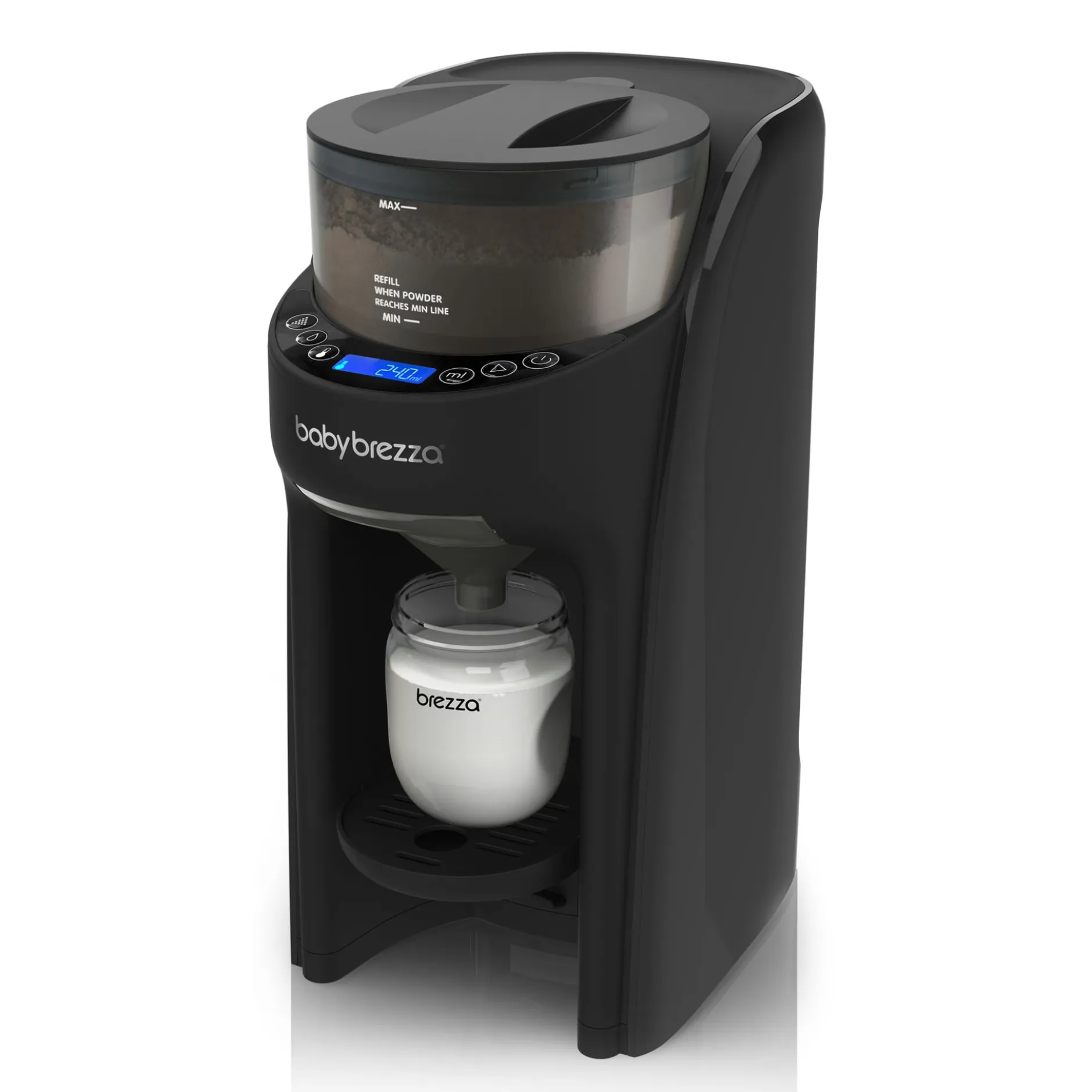 Baby Brezza Formula Pro Advanced Välling & Ersättningsmaskin Svart