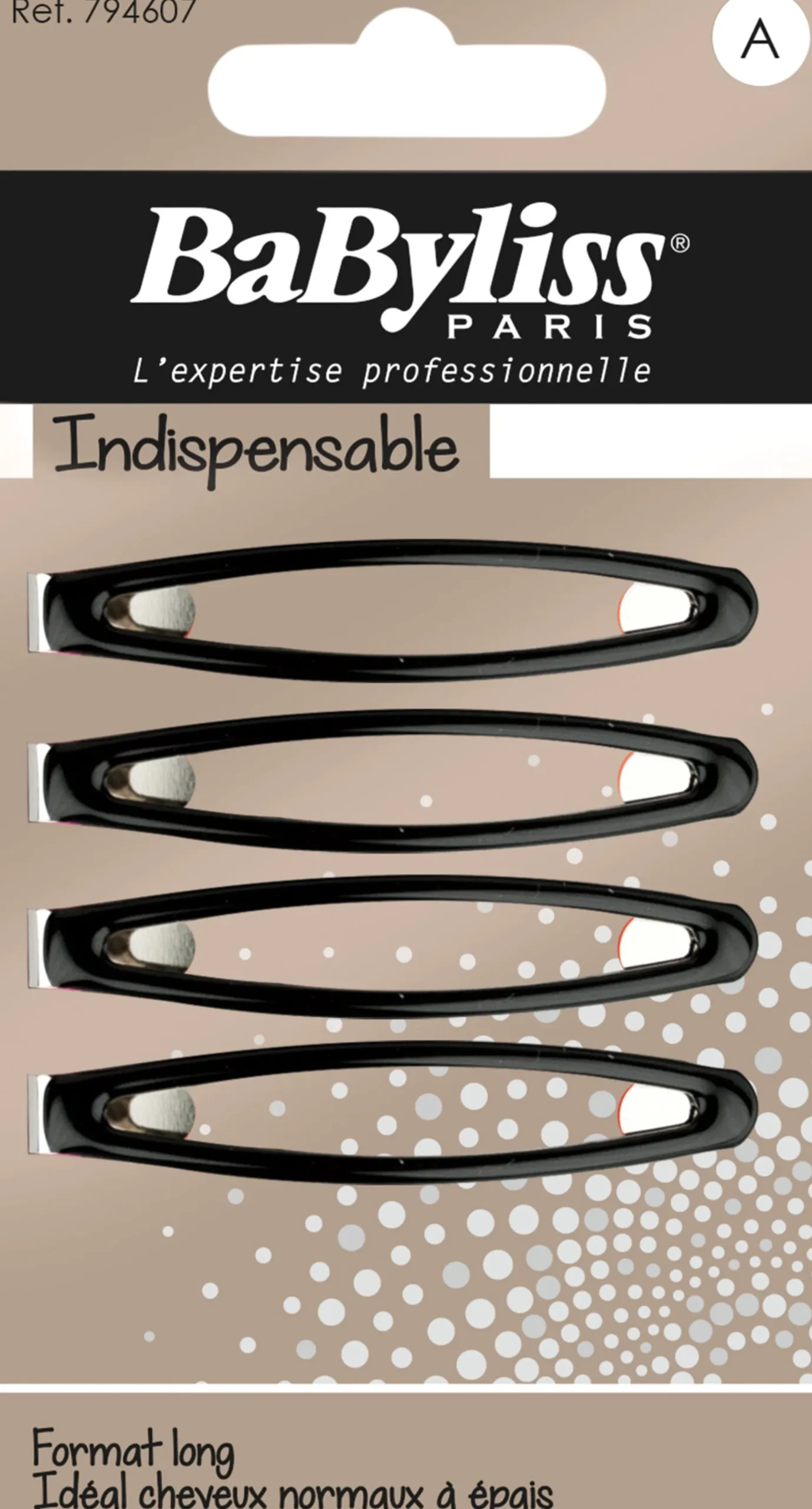 Babyliss Oval Klämma 4 st - Olika färger