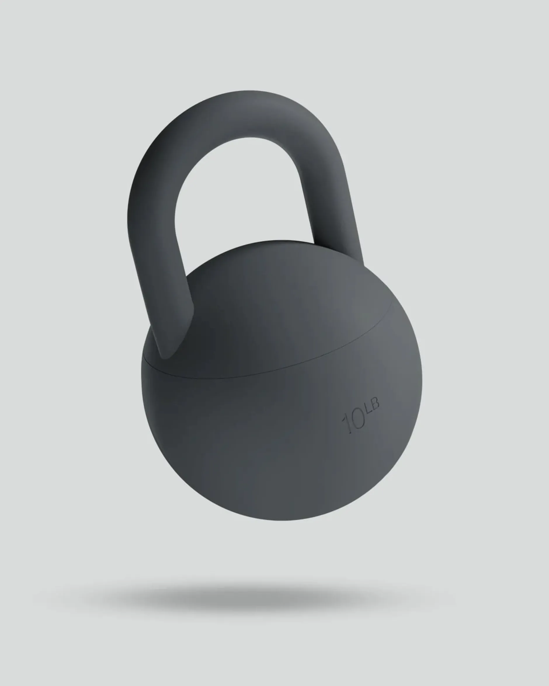 Bala Kettlebell Grå 10 lbs 4,5 kg