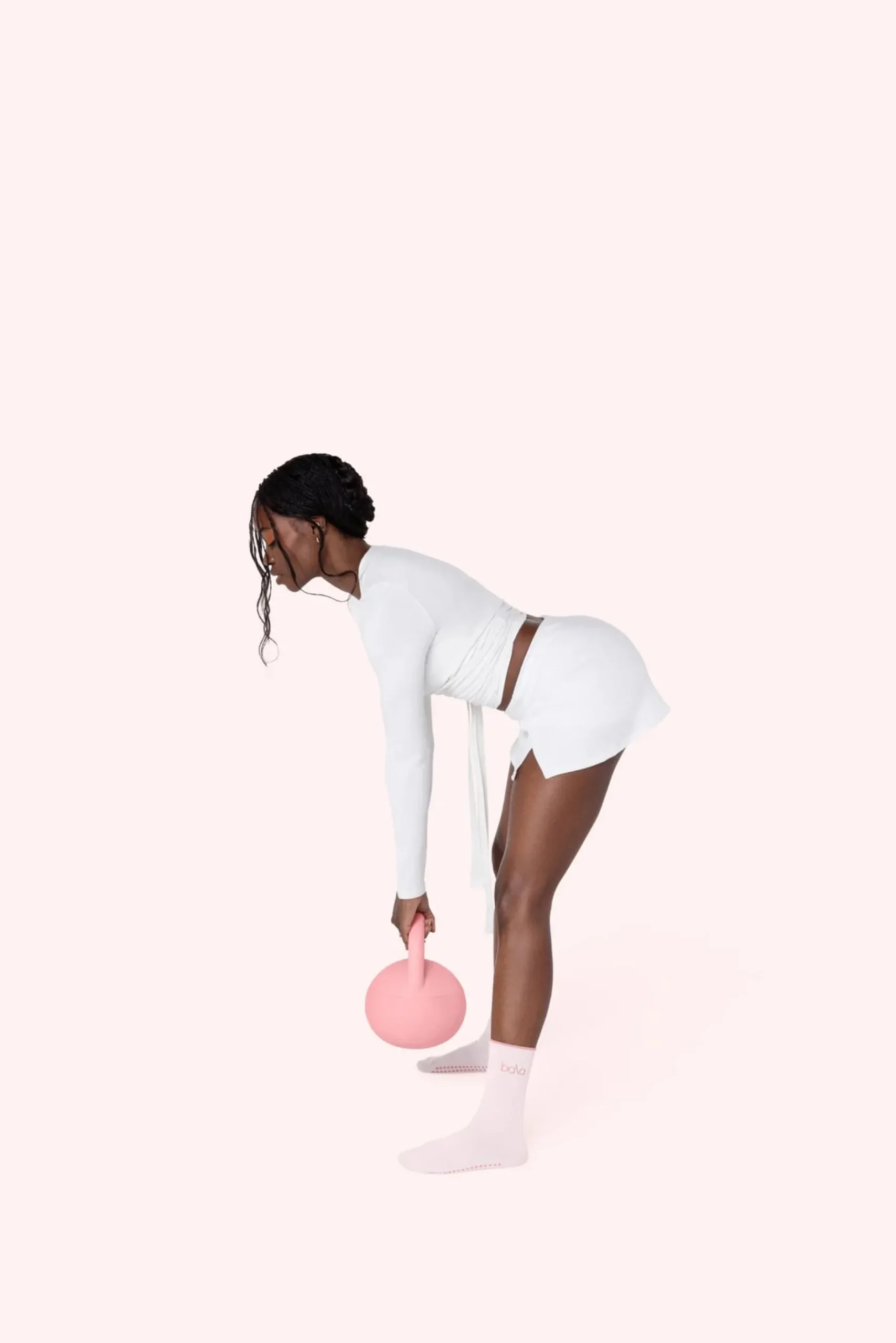 Bala Kettlebell Rosa 10 lbs 4,5 kg