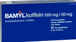 Bamyl Koffein brustablett 500 mg/50 mg, 2x25st