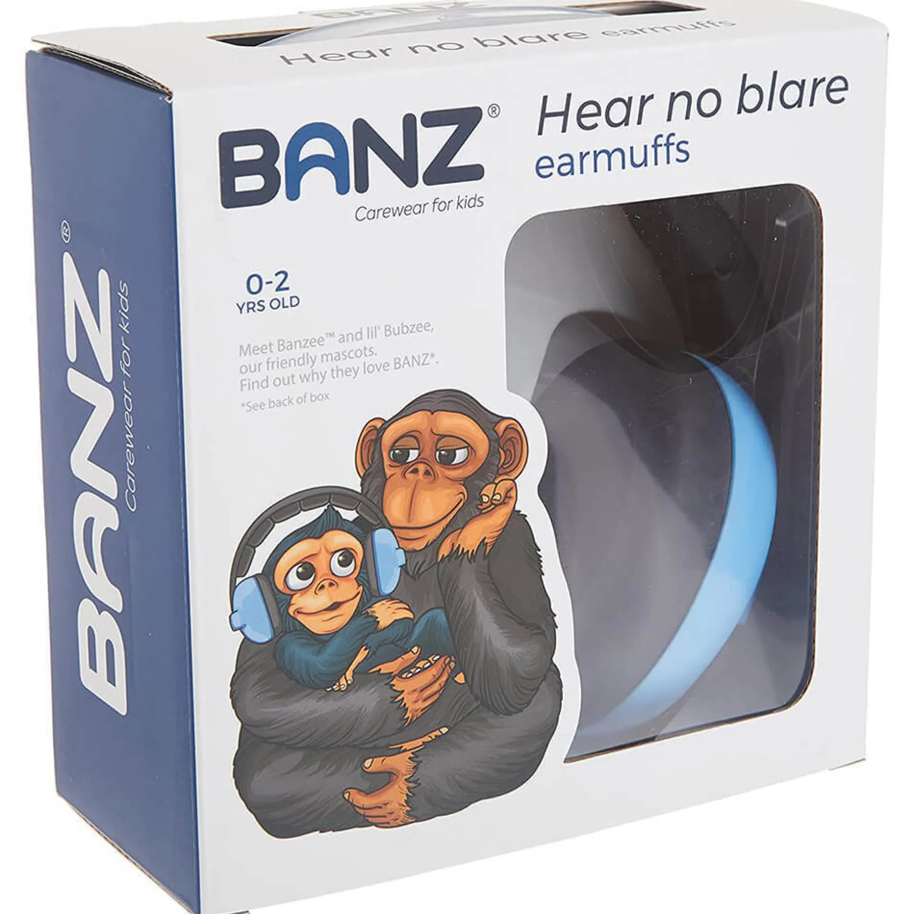 BANZ Hörselskydd Baby Sky Blue 0-3 år