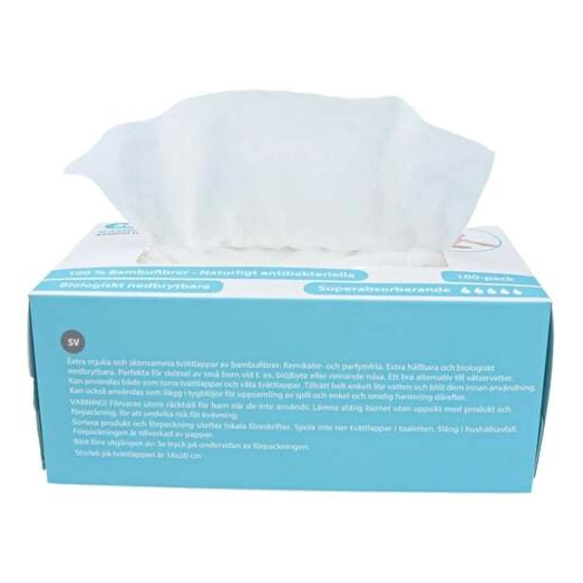 2B Baby Bambutvättlappar 100-pack