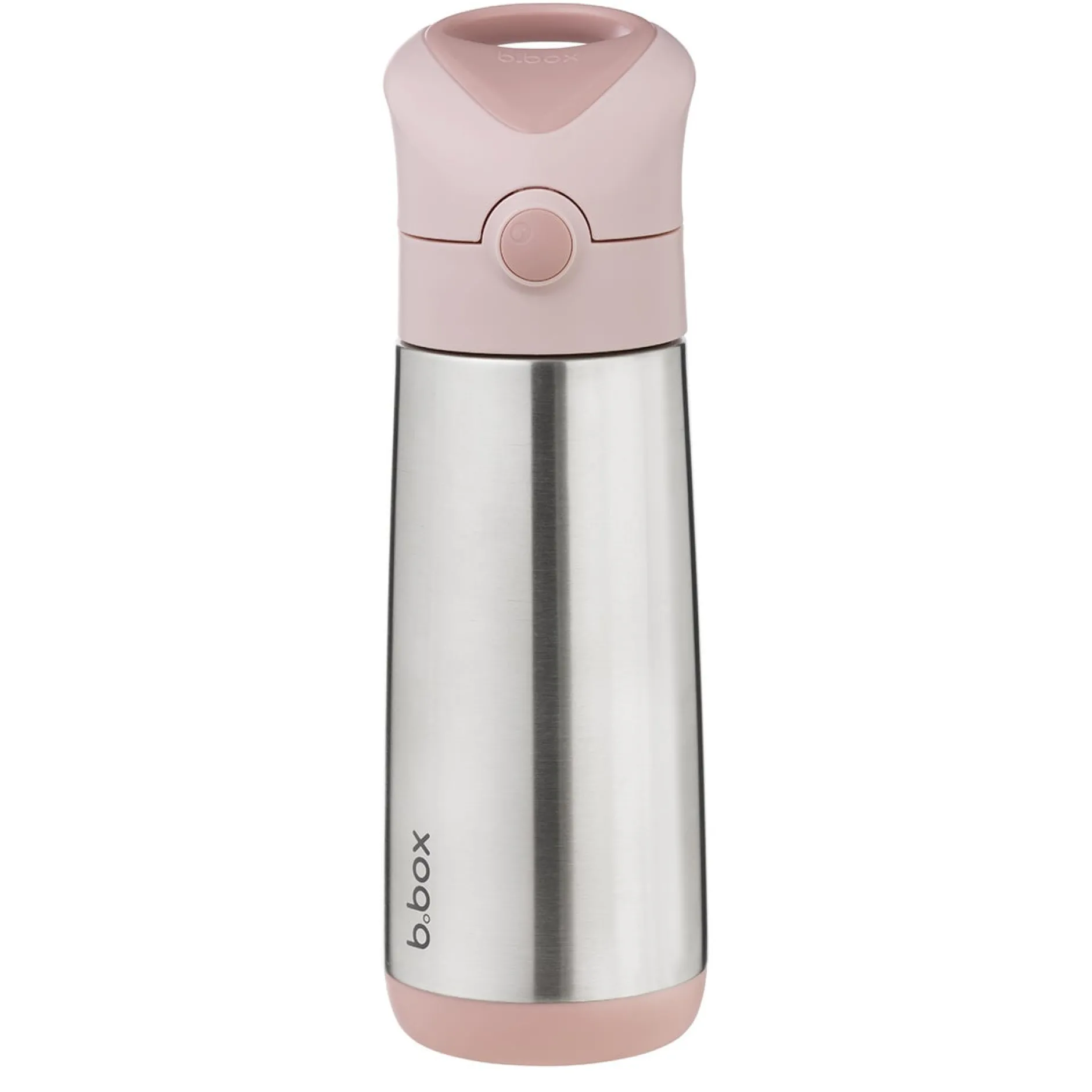 B.box Isolerad Sugrörsflaska Rosa 500 ml