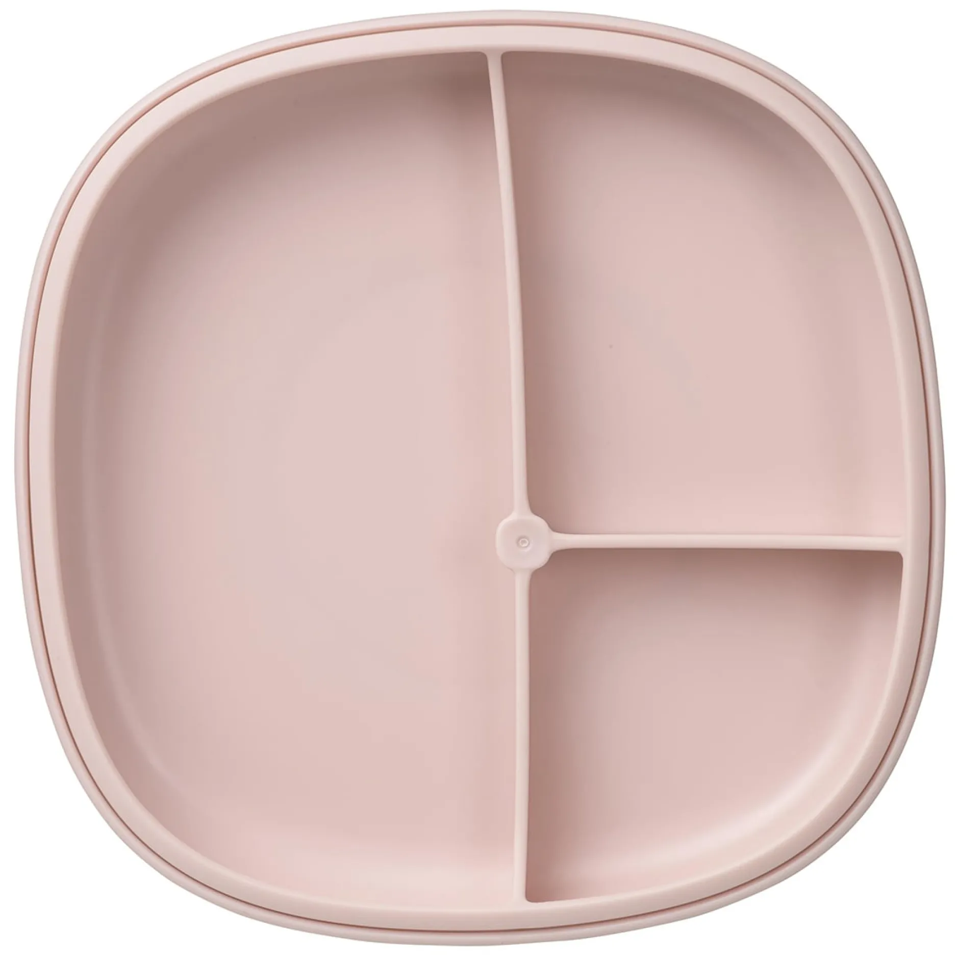 B.box 2 i 1 Tallrik med Sugfot Rosa 380 ml