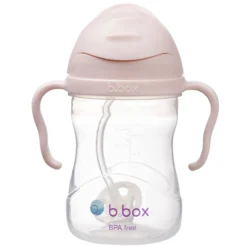 B.box Mugg Med Sugrör Rosa