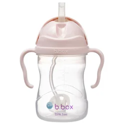 B.box Mugg Med Sugrör Rosa