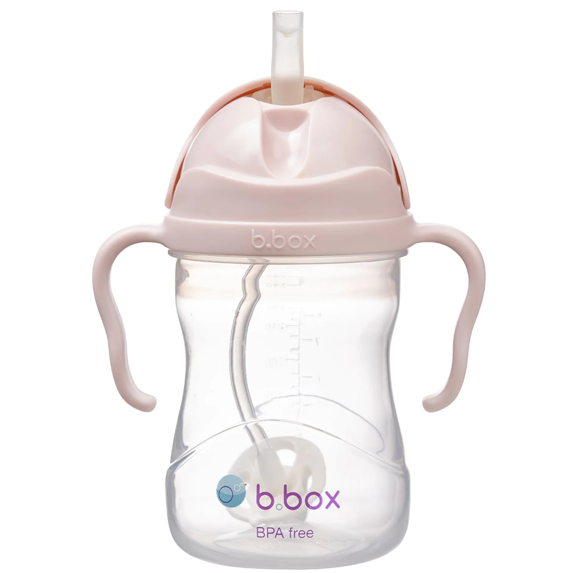 B.box Mugg Med Sugrör Rosa