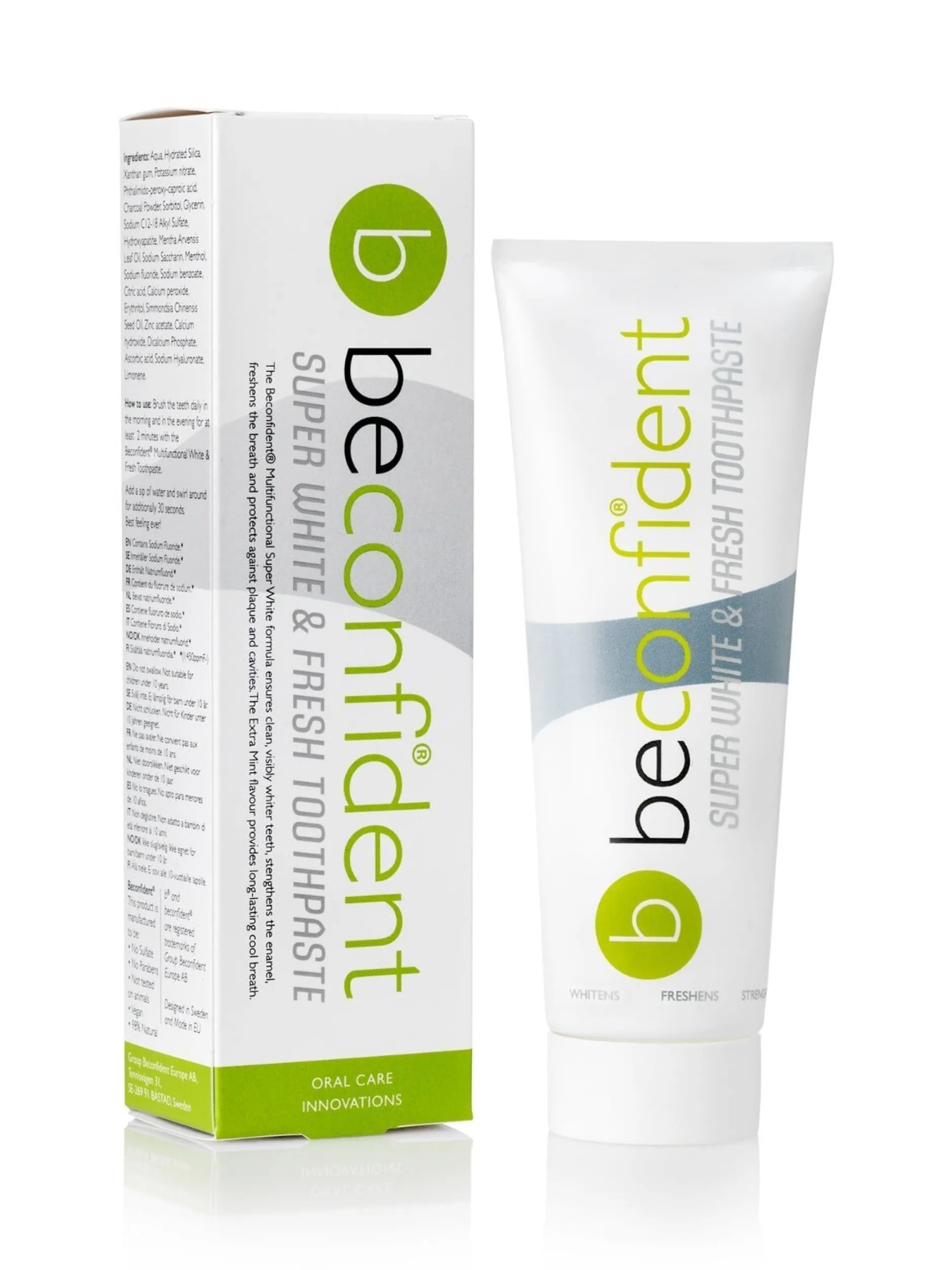 Beconfident Multifunctional Superwhite & Fresh Toothpaste 75 ml