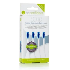 Beconfident Sonic Toothbrush Heads Regular White 4 st
