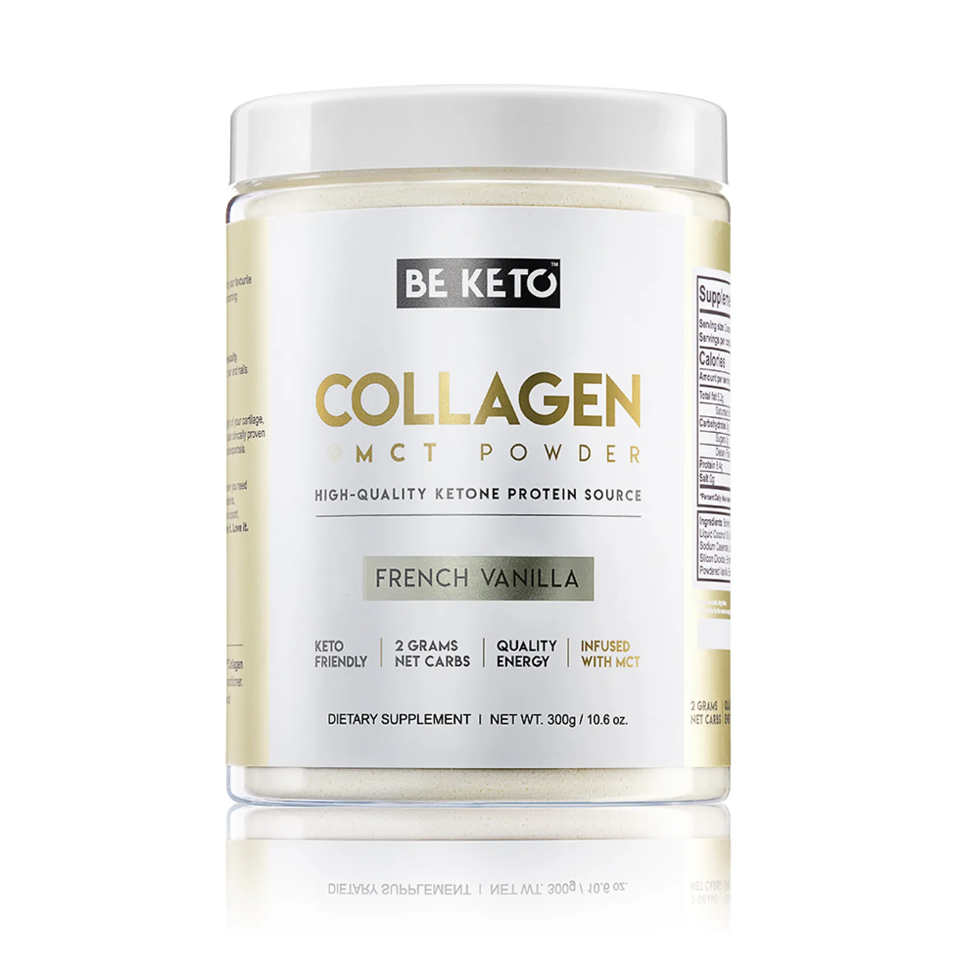 BeKeto Collagen Vanilla + MCT 300 g