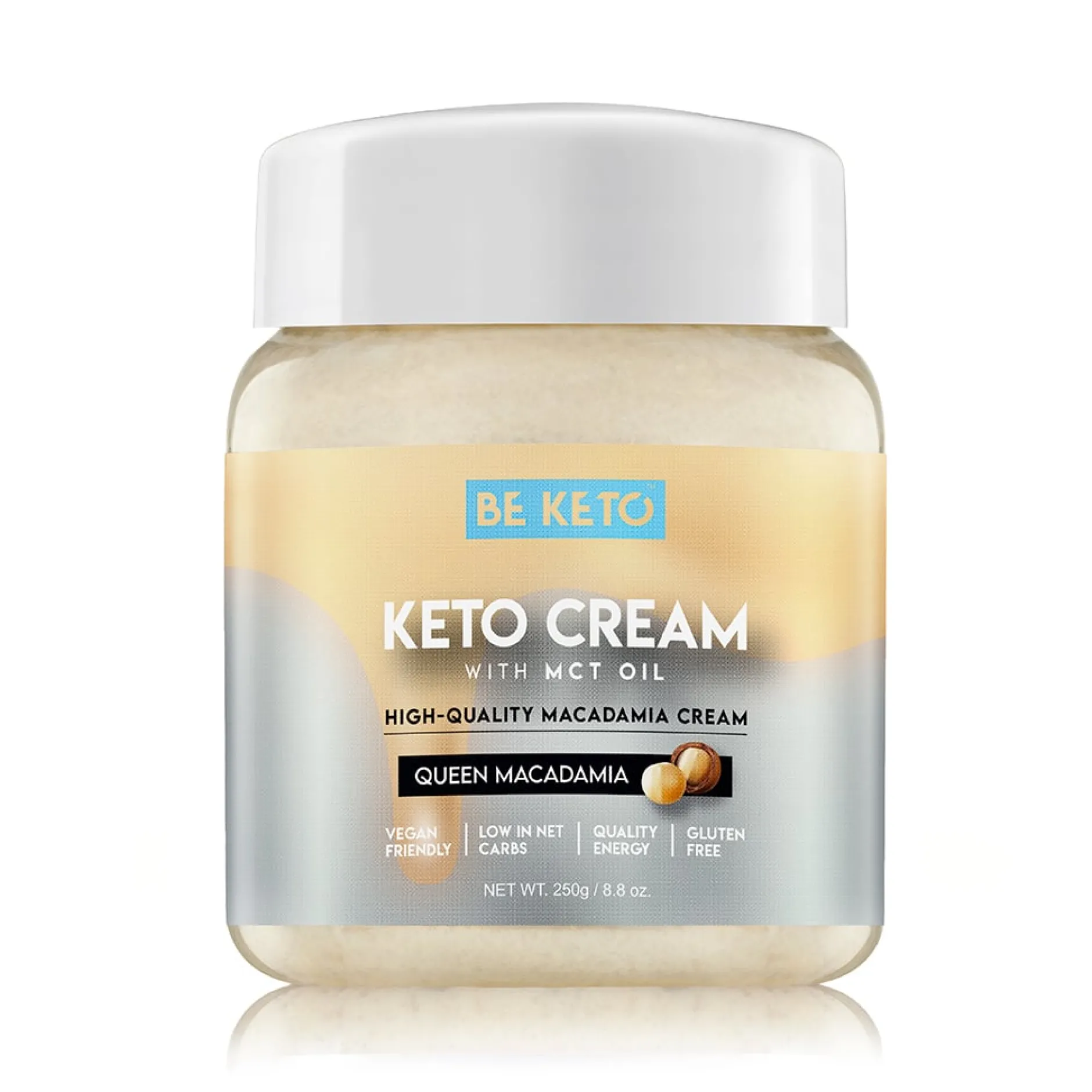 BeKeto Cream Queen Macadamia + MCT 250 g