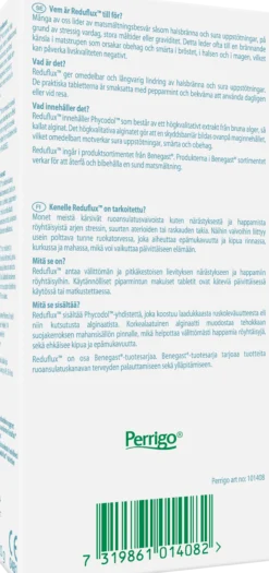 Benegast Reduflux Peppermint Mot Sura Uppstötningar 20 tuggtabletter