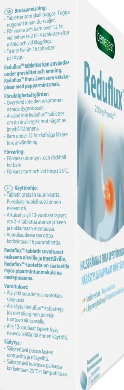 Benegast Reduflux Peppermint Mot Sura Uppstötningar 20 tuggtabletter