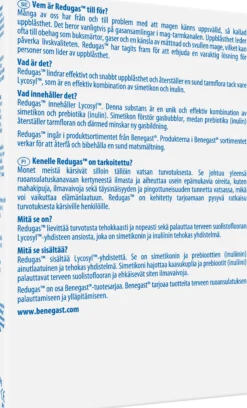 Benegast Redugas Chewable Tablets Peppermint Lindring Vid Gaser 20 tuggtabletter