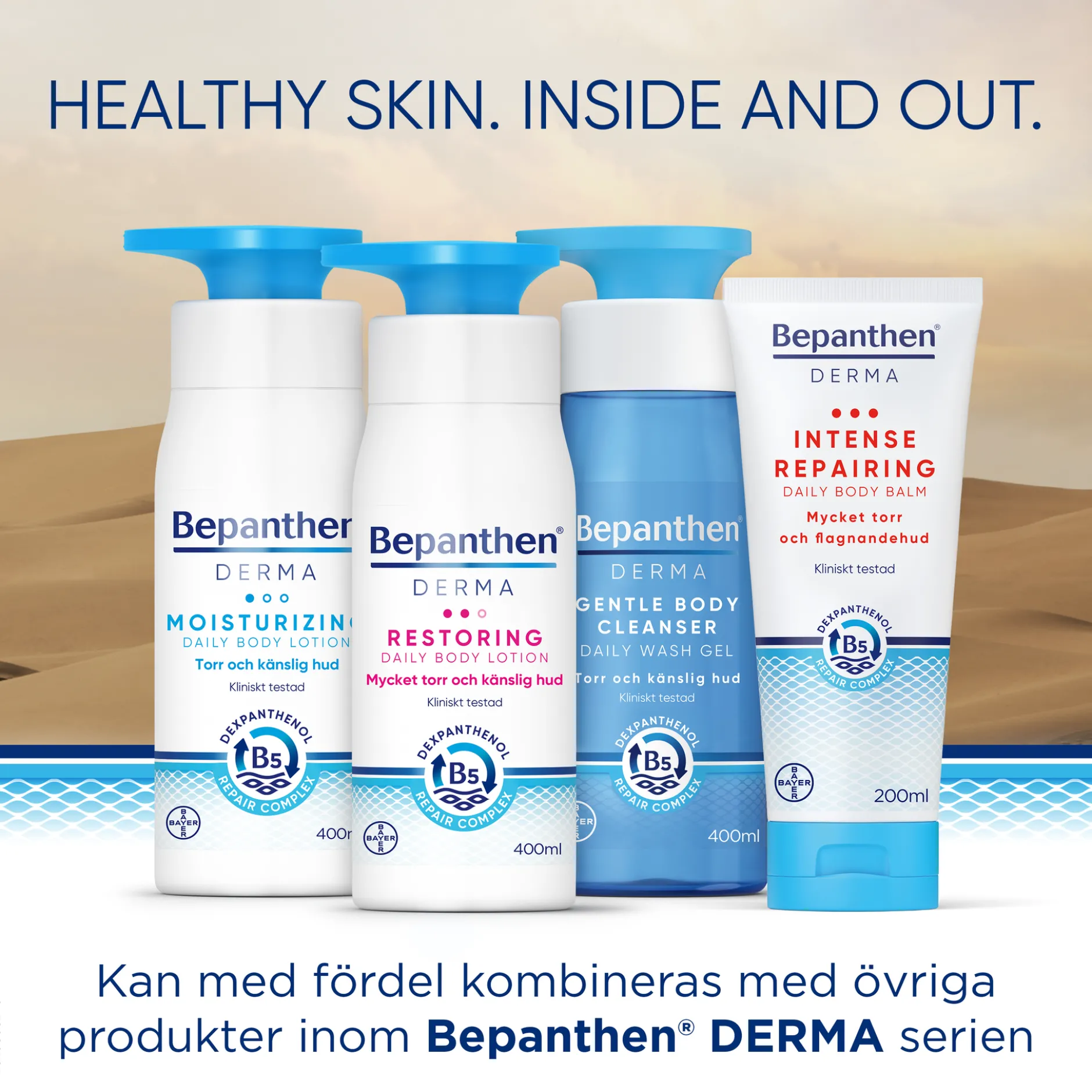 Bepanthen DERMA Gentle Body Cleanser 400 ml