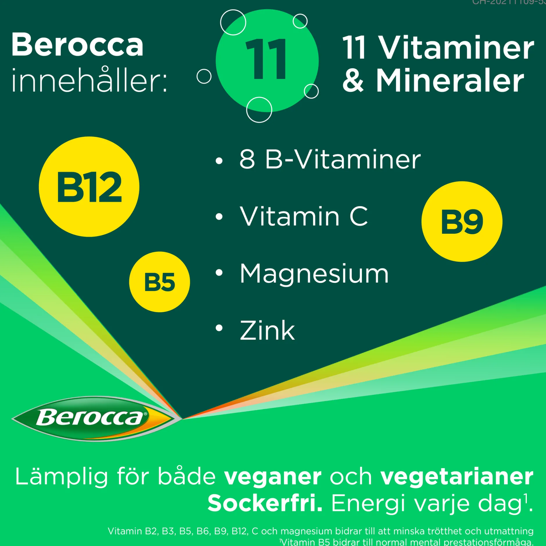 Berocca Energy Apelsin 30 brustabletter