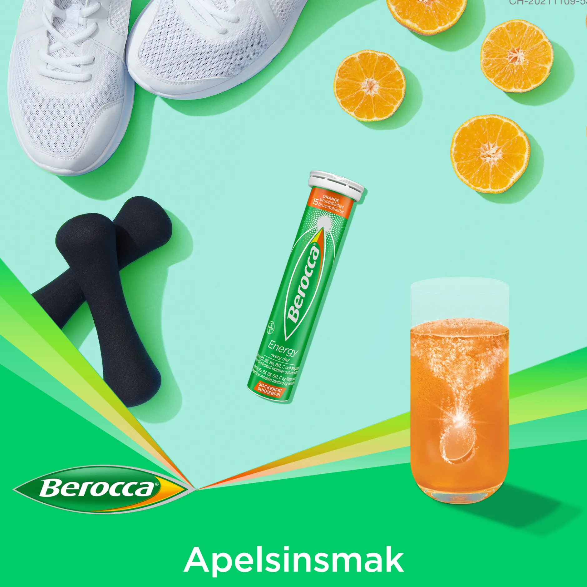 Berocca Energy Apelsin 15 brustabletter