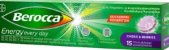 Berocca Energy Cassis & Berries 15 brustabletter
