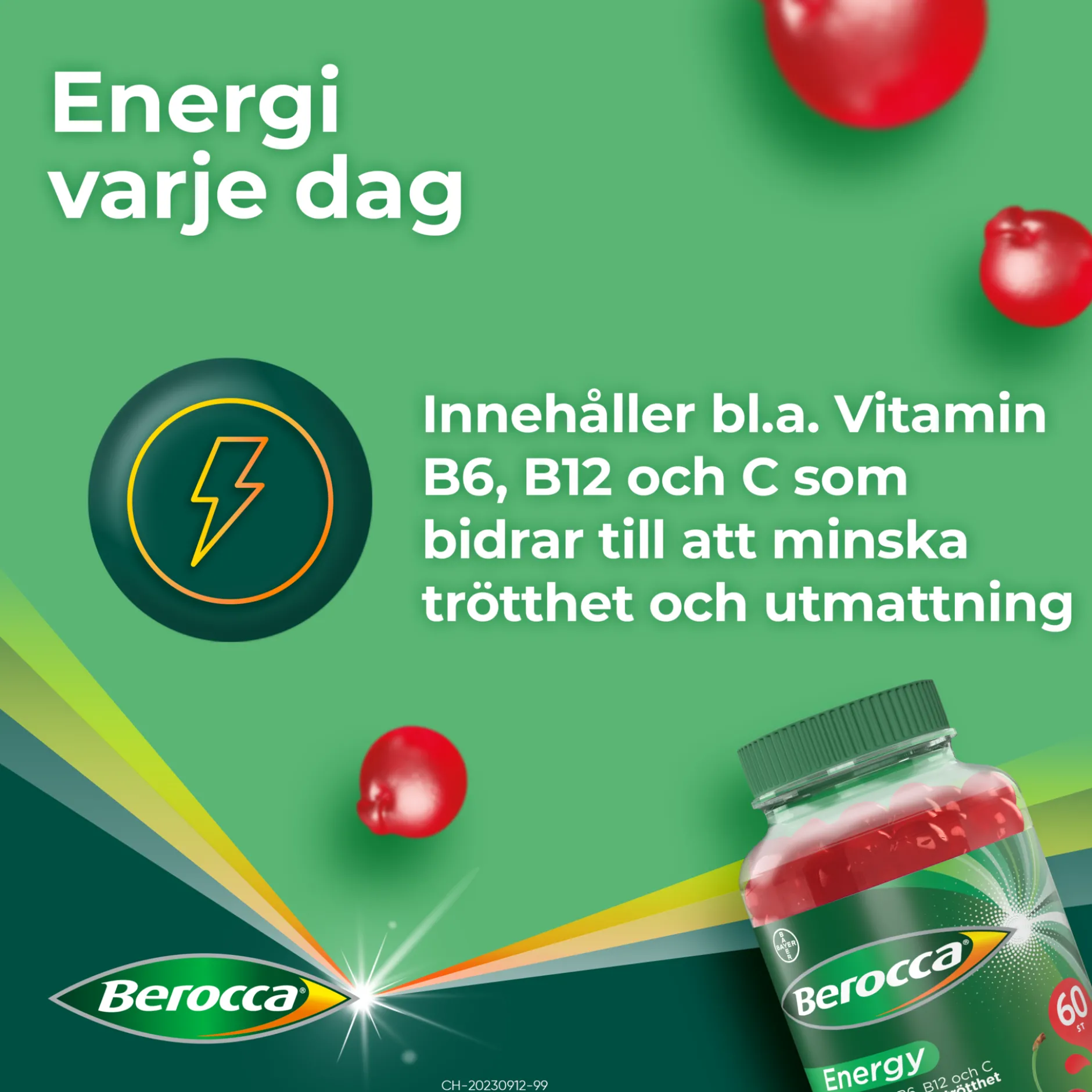Berocca Energy Gummies 60 tuggtabletter