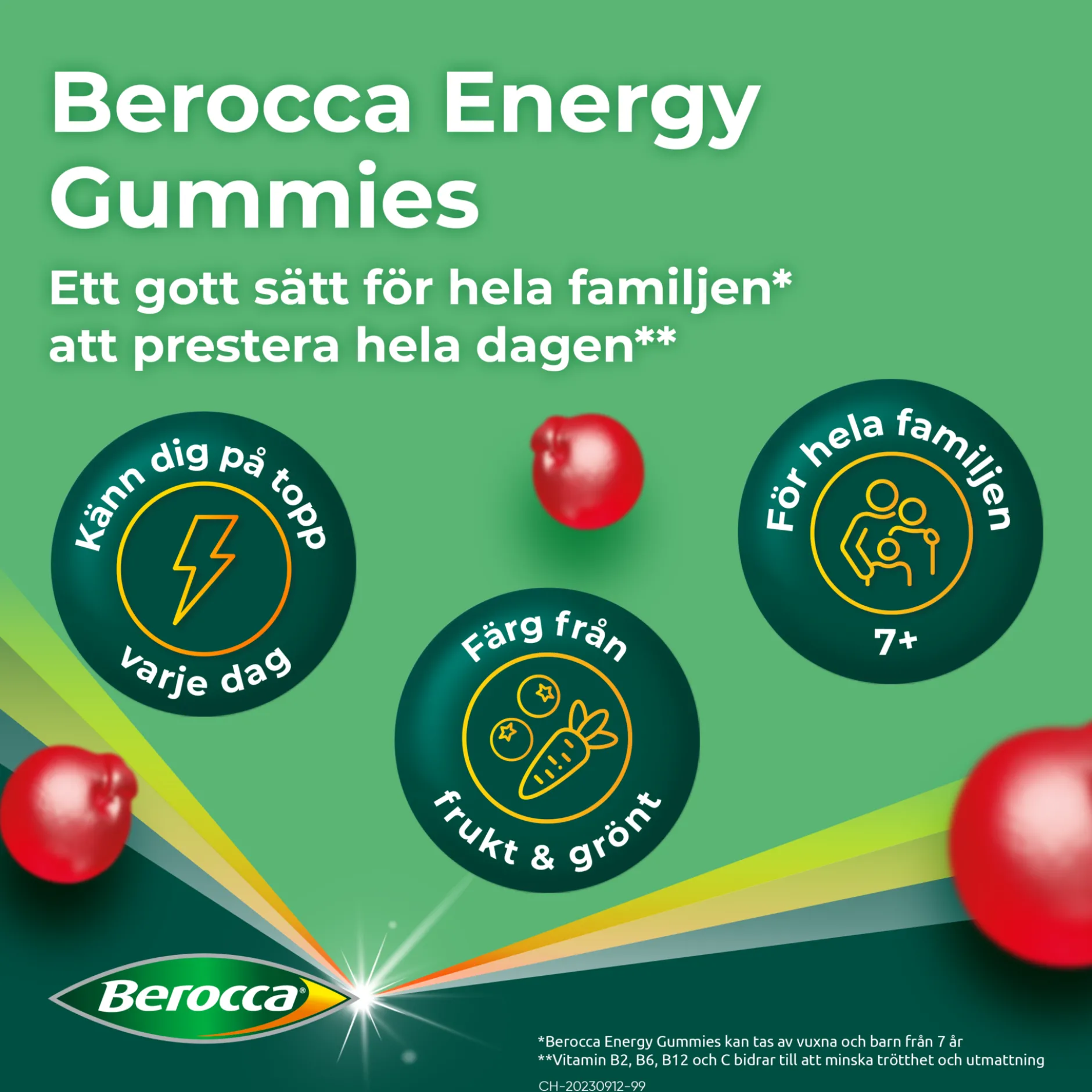Berocca Energy Gummies 60 tuggtabletter