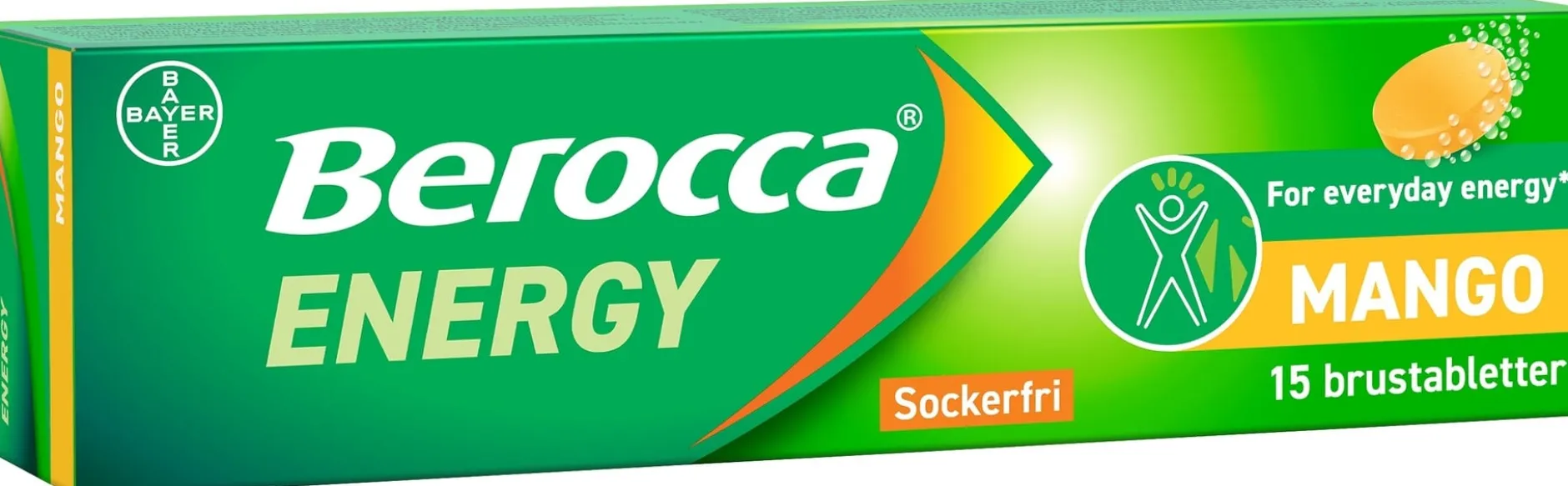 Berocca Energy Mango 15 brustabletter