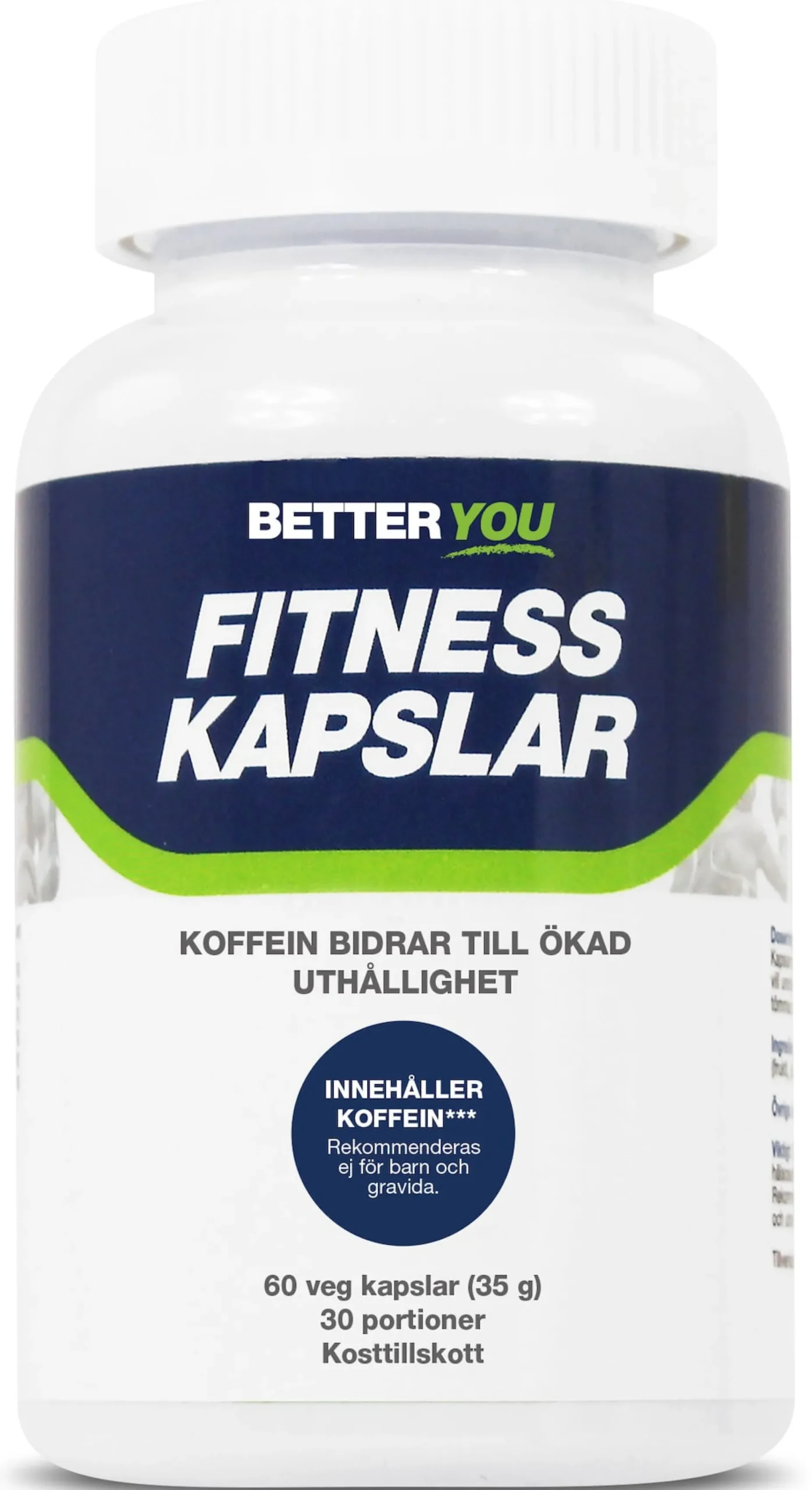 Better You Fitness Kapslar Koffein 60 kapslar