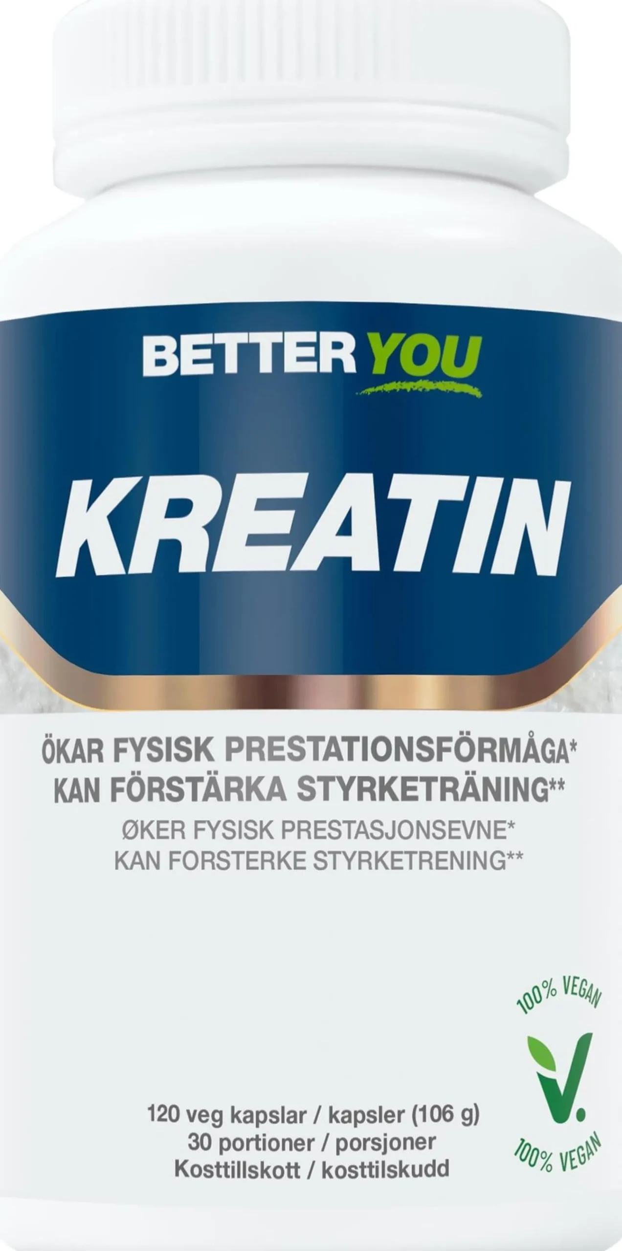 Better You Kreatinkapslar 120 kapslar