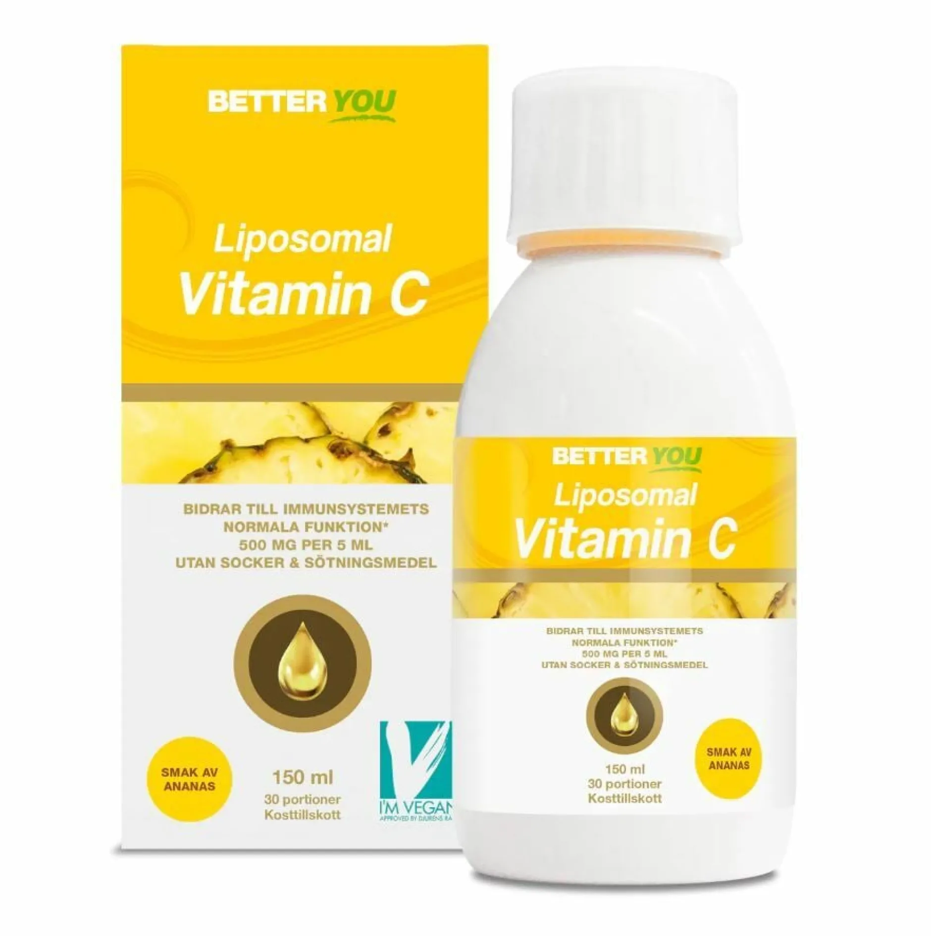 Better You Liposomal Vitamin-C Ananas 150 ml