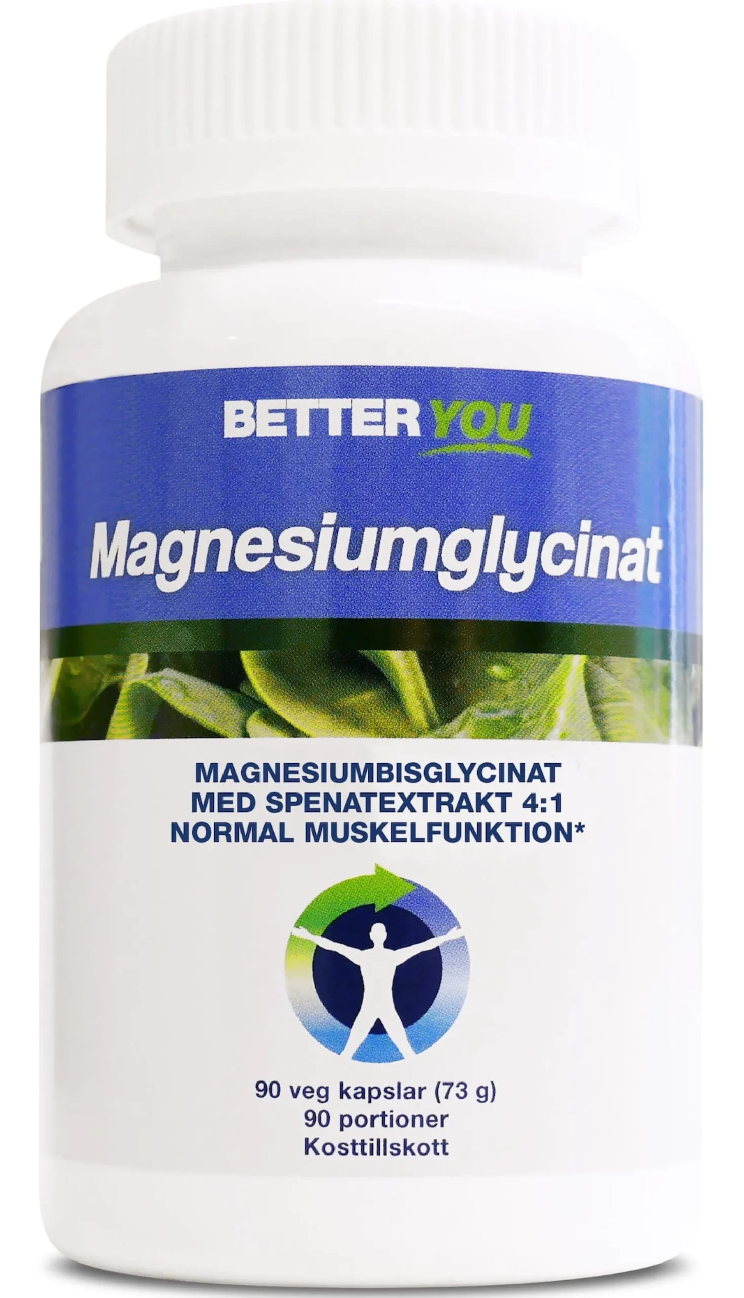 Better You Magnesiumglycinat 90 kapslar