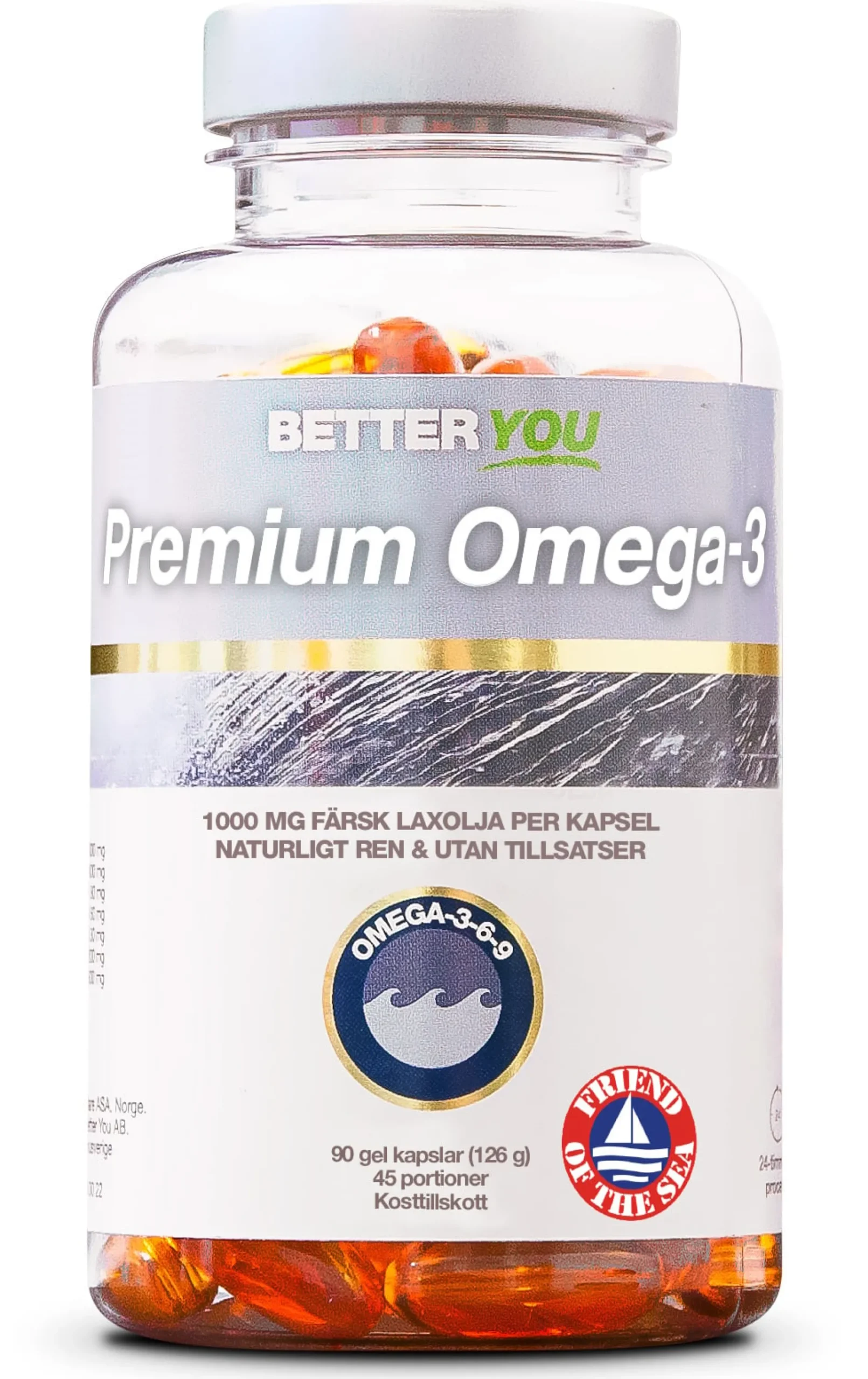 Better You Premium Omega-3 90 kapslar