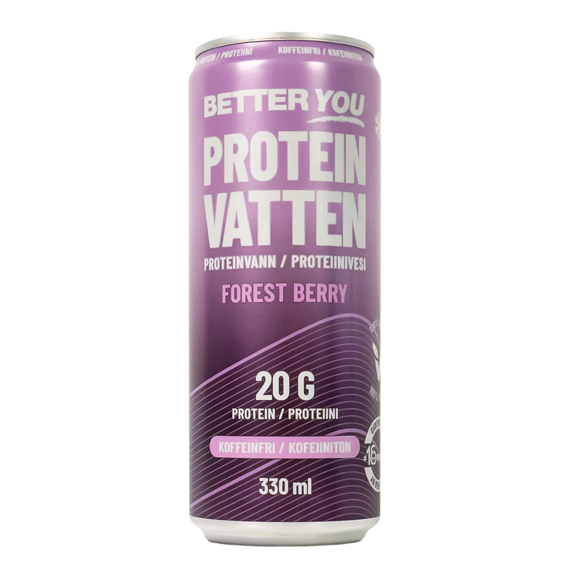 Better You Proteinvatten Forest Berry Koffeinfri 330 ml