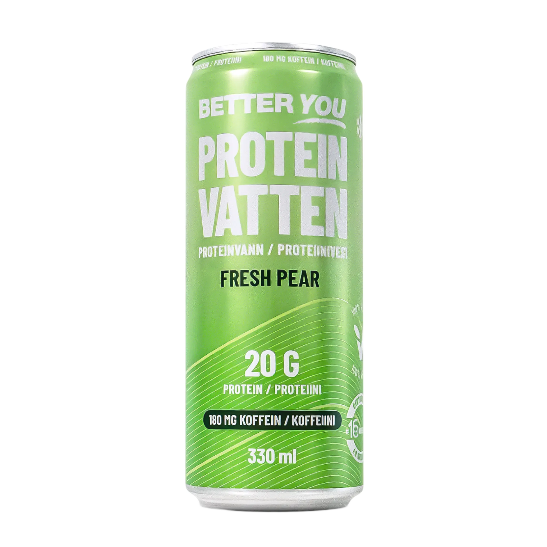 Better You Proteinvatten Fresh Pear Koffein 180 mg 330 ml
