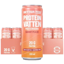 Better You Proteinvatten 330 ml Sunny Peach Koffein+Elektro 24 st