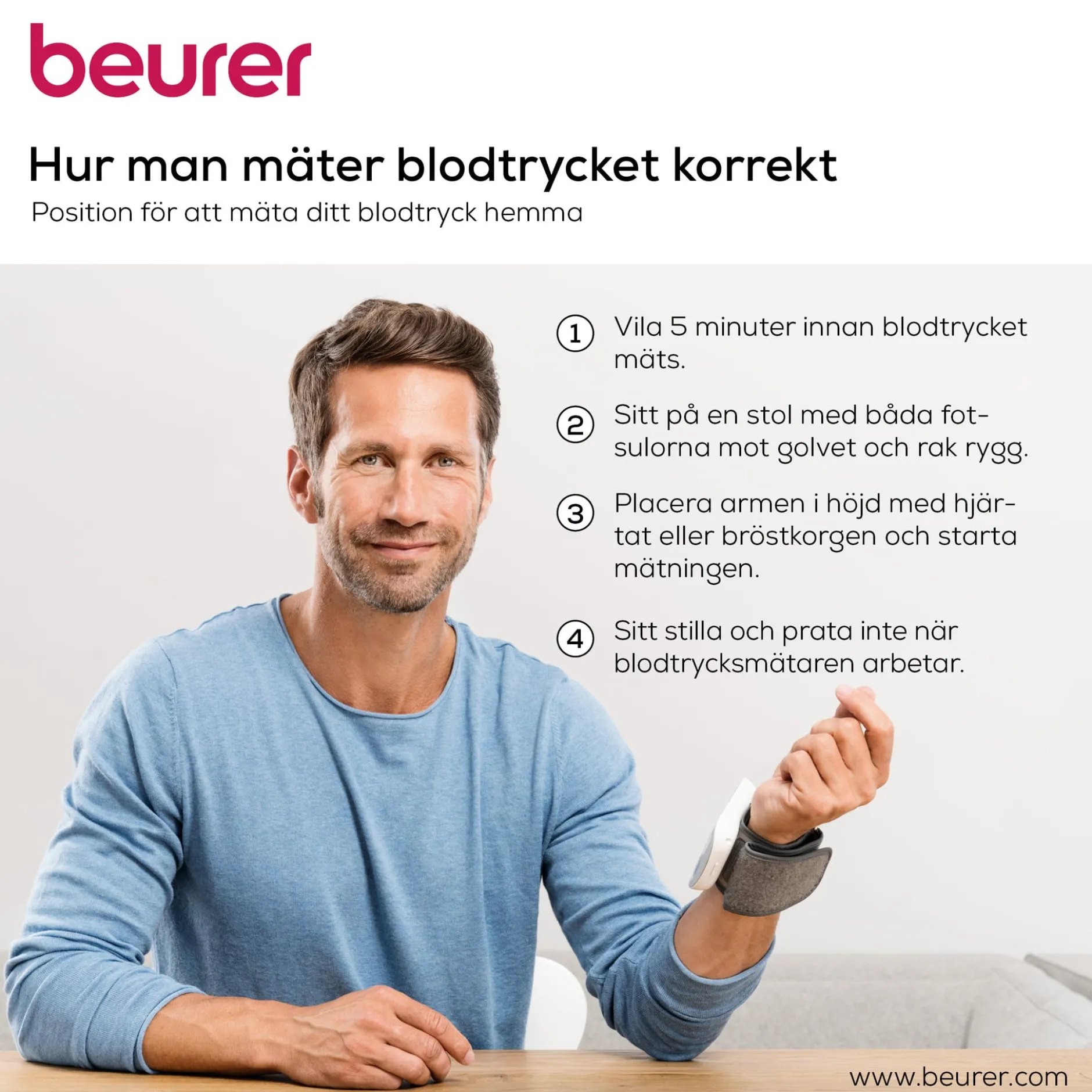 Beurer Blodtrycksmätare Handled BC 28